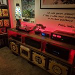Vinyl Storage Cabinet with Floating Isolation Amp Shelf photo review
