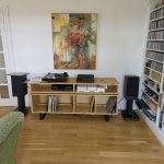Vinyl Storage Cabinet with Floating Isolation Amp Shelf photo review
