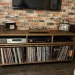 Vinyl Storage Cabinet with Floating Isolation Amp Shelf photo review