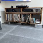Vinyl Storage Cabinet with Floating Isolation Amp Shelf photo review