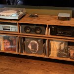 Vinyl Storage Cabinet with Floating Isolation Amp Shelf photo review