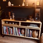 Vinyl Storage Cabinet with Floating Isolation Amp Shelf photo review