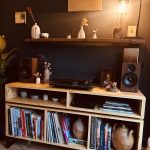 Vinyl Storage Cabinet with Floating Isolation Amp Shelf photo review