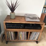 Vinyl Storage Cabinet with Floating Isolation Amp Shelf photo review