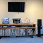 Vinyl Storage Cabinet with Floating Isolation Amp Shelf photo review