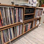 Two Tier DJ Vinyl Storage Cabinet With Component Shelf photo review