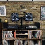Two Tier DJ Vinyl Storage Cabinet With Component Shelf photo review