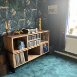Two Tier DJ Vinyl Storage Cabinet With Component Shelf photo review