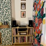 Two Tier DJ Vinyl Storage Cabinet With Component Shelf photo review