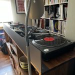 Two Tier DJ Vinyl Storage Cabinet With Component Shelf photo review