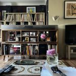 Two Tier DJ Vinyl Storage Cabinet With Component Shelf photo review