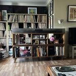 Two Tier DJ Vinyl Storage Cabinet With Component Shelf photo review