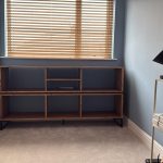 Two Tier DJ Vinyl Storage Cabinet With Component Shelf photo review
