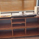 Two Tier DJ Vinyl Storage Cabinet With Component Shelf photo review