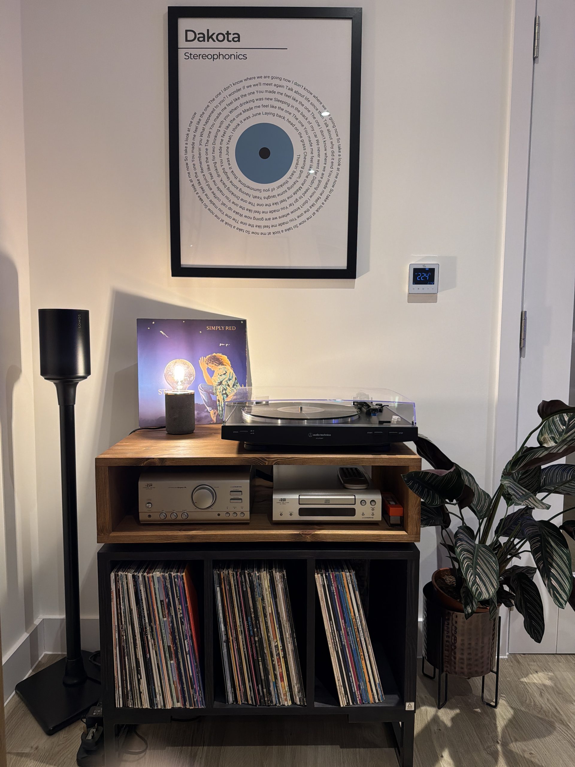 FUSION Series - Vinyl Storage Cabinet with Floating Isolation Amp Shelf photo review