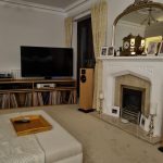 American Oak Vinyl Storage Cabinet with Floating Isolation Amp Shelf photo review