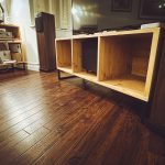 Vinyl Storage Cabinet / TV Media Sideboard with Amp & Component Shelf photo review