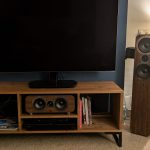 Vinyl Storage Cabinet / TV Media Sideboard with Amp & Component Shelf photo review