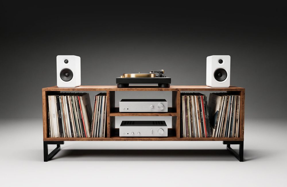 TV Sideboard Media Unit for 12" Vinyl Records and HIFI Cabinet