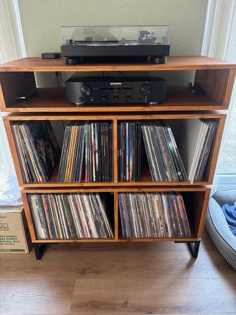 3 Tier Vinyl Storage Cabinet With Isolation Amp Shelf photo review