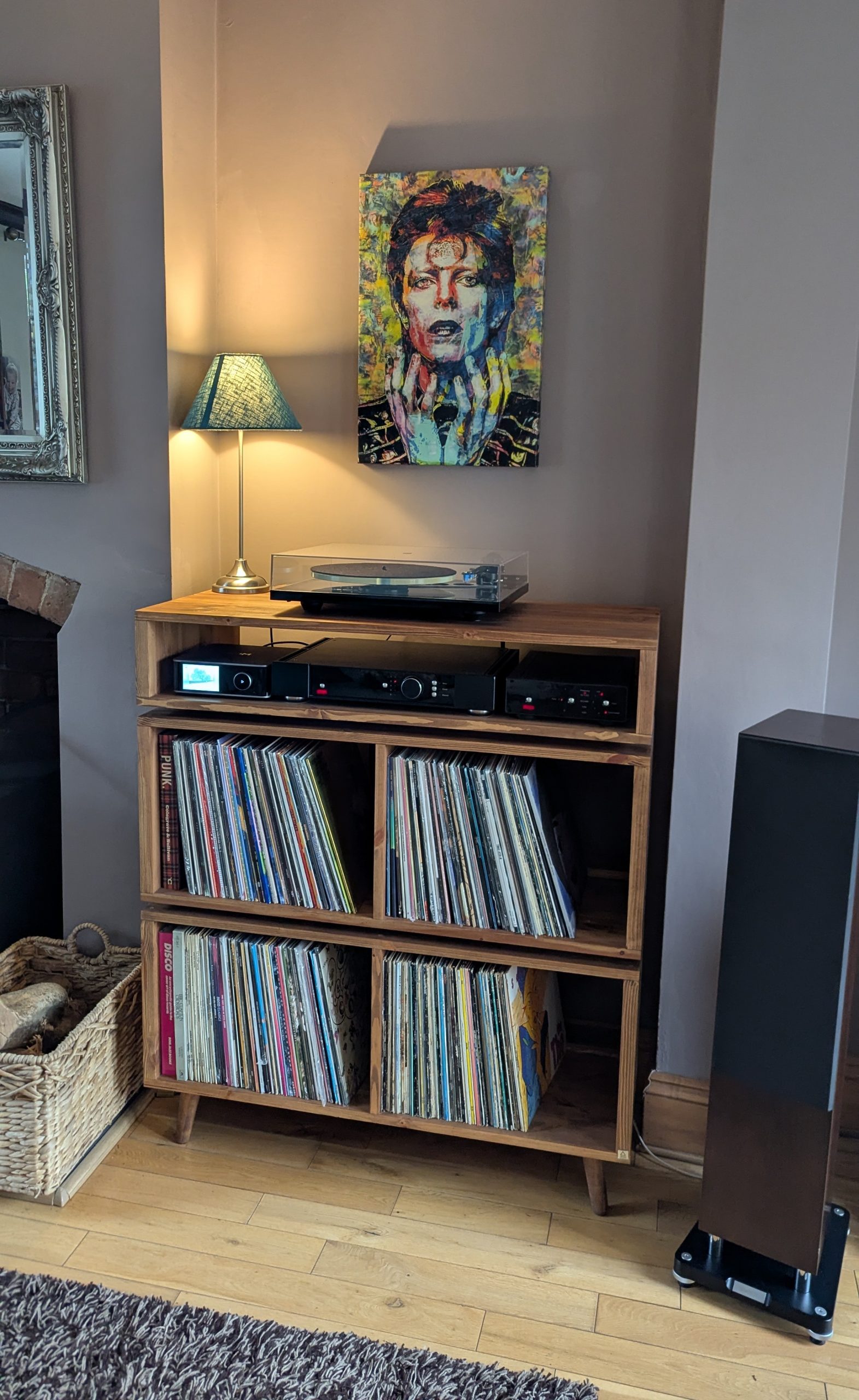 3 Tier Vinyl Storage Cabinet With Isolation Amp Shelf photo review