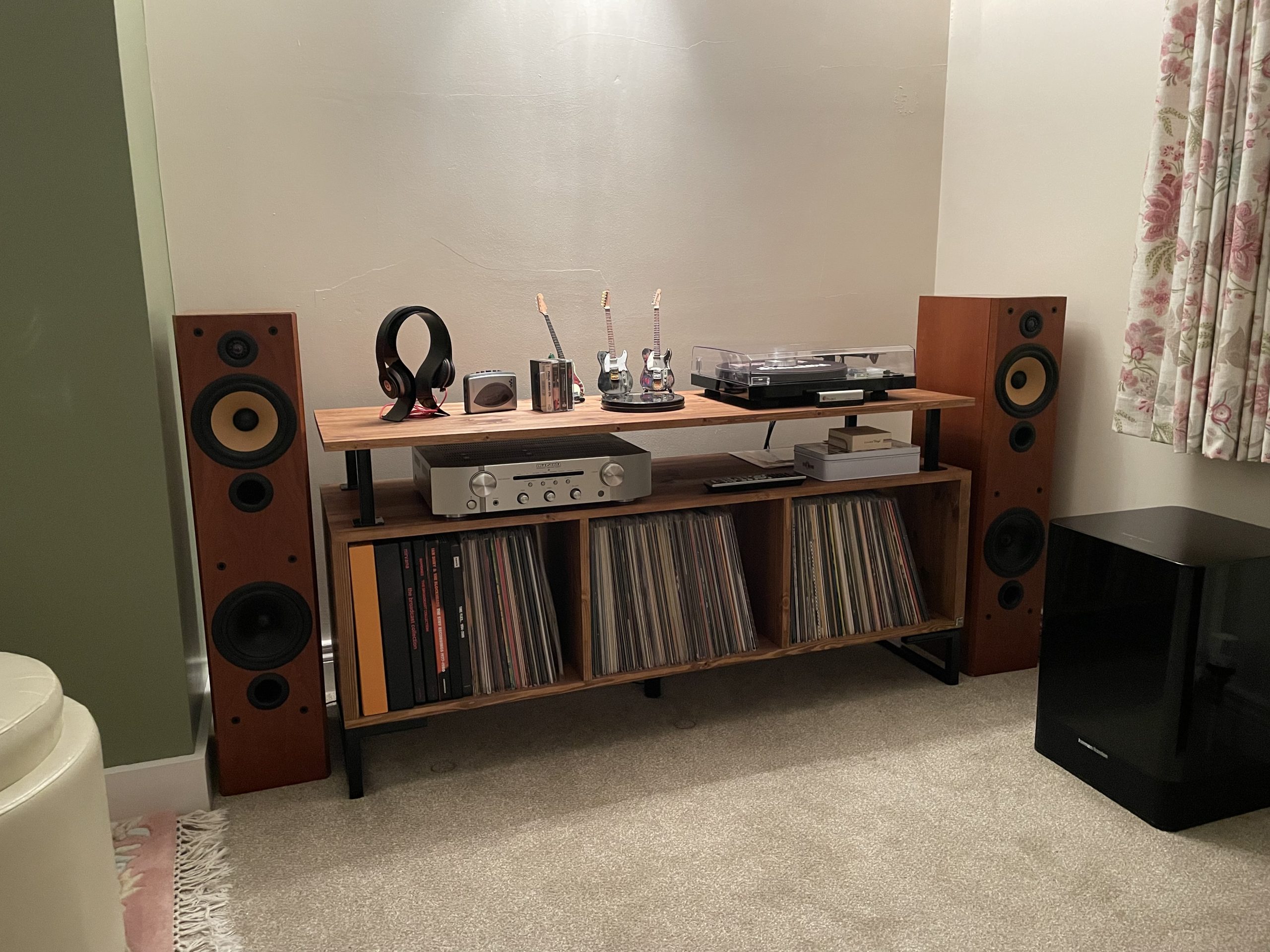 Kolstad Vinyl Storage Cabinet With Isolation Deck photo review