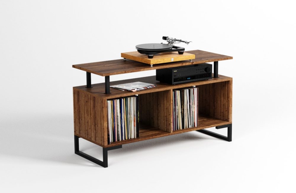 Kolstad Vinyl Storage Cabinet With Isolation Deck