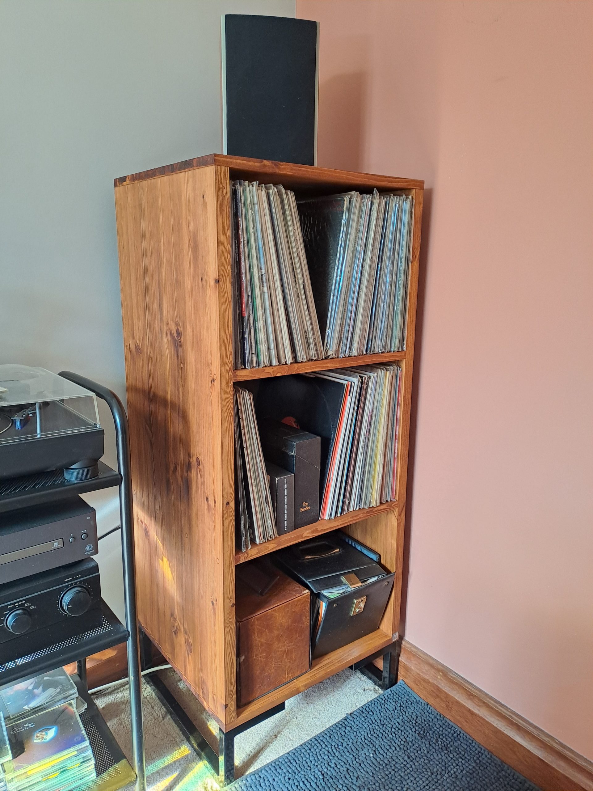 The Tower - Vertical Tall Vinyl Storage Cabinet photo review
