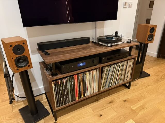Kolstad Vinyl Storage Cabinet - American Black Walnut photo review