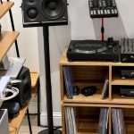 American Oak Two Tier DJ Vinyl Storage Cabinet With Component Shelf photo review