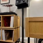 American Oak Two Tier DJ Vinyl Storage Cabinet With Component Shelf photo review