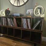 American Black Walnut Många - Two Tier Vinyl Storage Cabinet for Collectors photo review