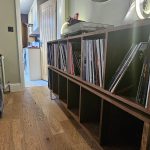 American Black Walnut Många - Two Tier Vinyl Storage Cabinet for Collectors photo review