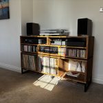Vinyl & CD Storage Cabinet with Floating Isolation Amp Shelf photo review