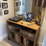 Vinyl & CD Storage Cabinet with Floating Isolation Amp Shelf photo review