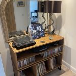 Vinyl & CD Storage Cabinet with Floating Isolation Amp Shelf photo review