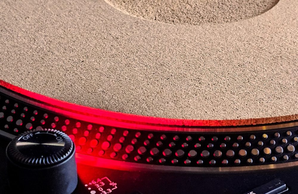 Premium Cork 12" Turntable Slipmat for improved sound