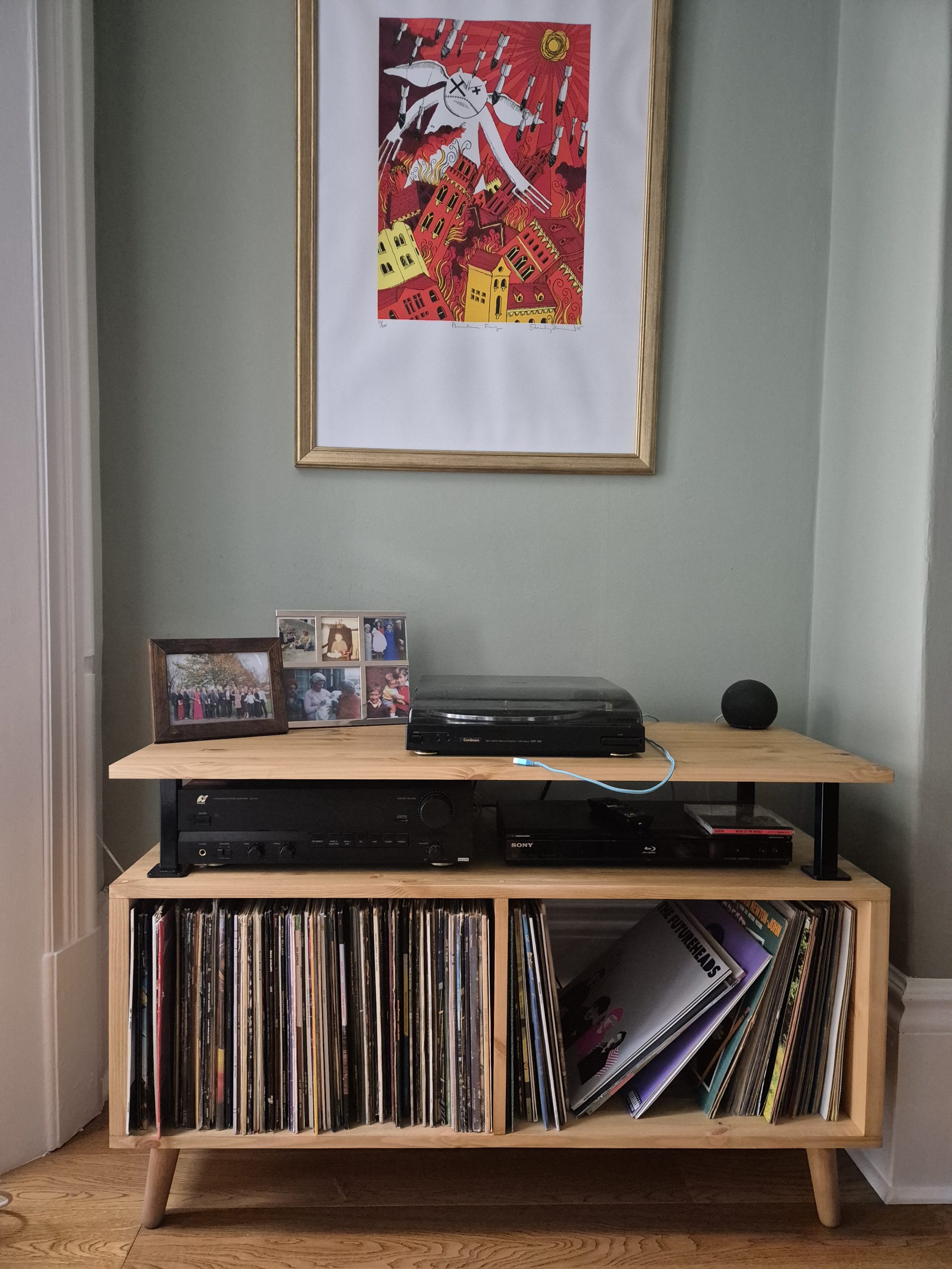 Kolstad Vinyl Storage Cabinet With Isolation Deck photo review